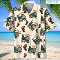 Sasquatch Camp Fire Drinking Team Hawaiian Shirt Speechless