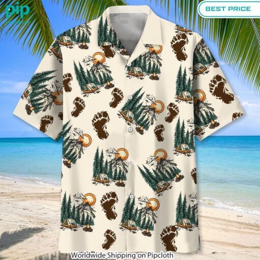 Sasquatch Camp Fire Drinking Team Hawaiian Shirt Speechless