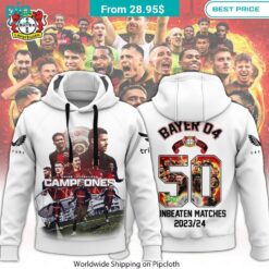 50 unbeaten matches 2023 24 Bayer 04 Leverkusen Shirt Best click of yours