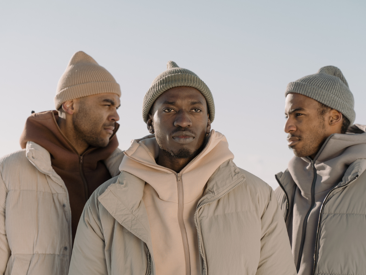 Beanies, baseball caps, and bucket hats are ideal for accessorizing on bad hair days