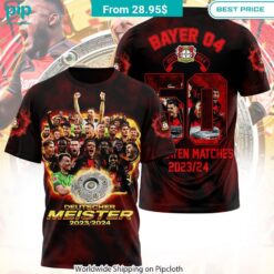 bayer 04 leverkusen deutscher meister 2023 24 shirt 1