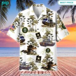 American Pride US Veterans Hawaiian Shirt Generous look