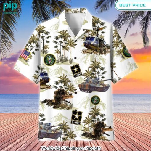 American Pride US Veterans Hawaiian Shirt Generous look