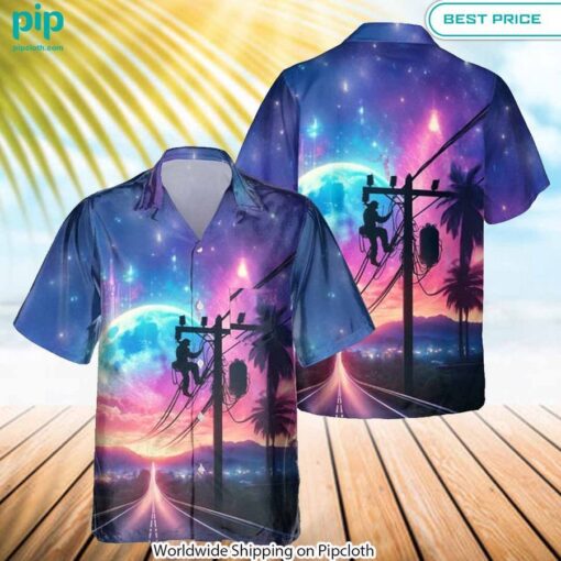 awesome lineman hawaiian shirt 1