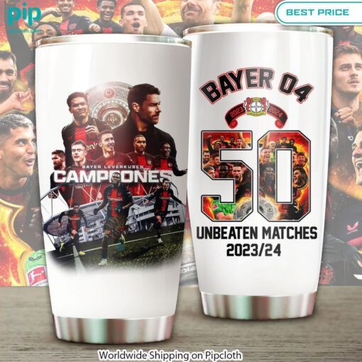 Bayer 04 Leverkusen 50 unbeaten matches 2023 24 Tumbler Great, I liked it