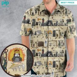 Bayeux Tapestry Monty Python Hawaiian Shirt I like your dress, it is amazing