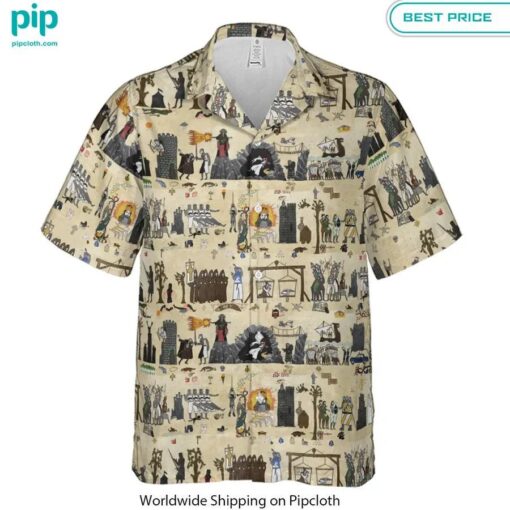 Bayeux Tapestry Monty Python Hawaiian Shirt Have you joined a gymnasium?