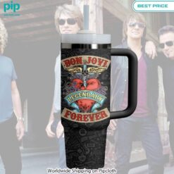 Bon Jovi 40th Anniversary Stanley Tumbler Sizzling