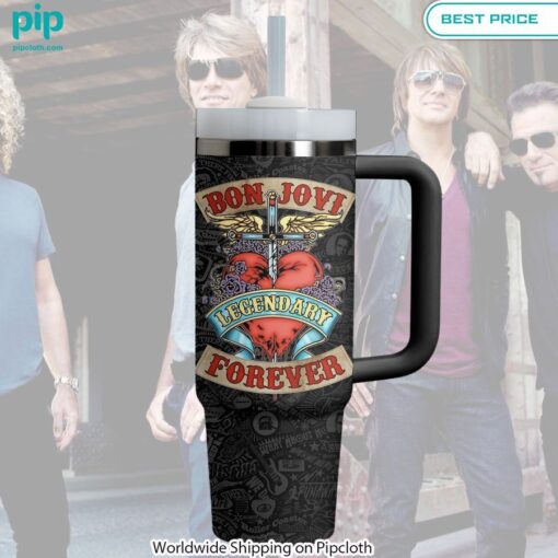 Bon Jovi 40th Anniversary Stanley Tumbler Sizzling