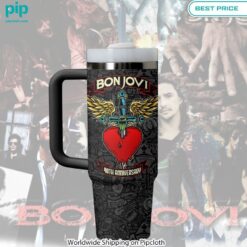 Bon Jovi 40th Anniversary Stanley Tumbler Great, I liked it