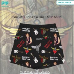 Bon Jovi Forever Woman Shirt Short Good look mam