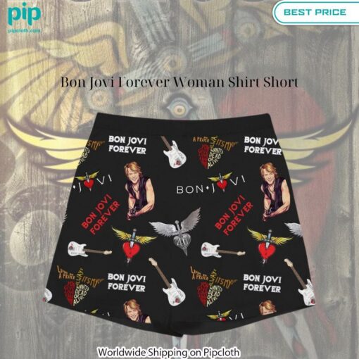 Bon Jovi Forever Woman Shirt Short Good look mam