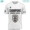 Champions Greek 2024 PAOK T Shirt Radiant and glowing Pic dear