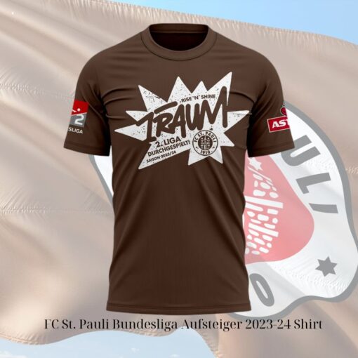 FC St. Pauli Bundesliga Aufsteiger 2023 24 Shirt Such a charming picture.