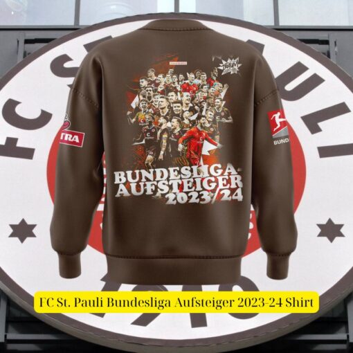 FC St. Pauli Bundesliga Aufsteiger 2023 24 Shirt You tried editing this time?