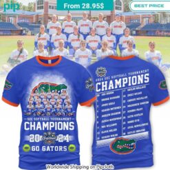 florida gators 2024 sec softball tournament champion shirt 1