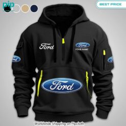 ford custom name half zip hoodie 1