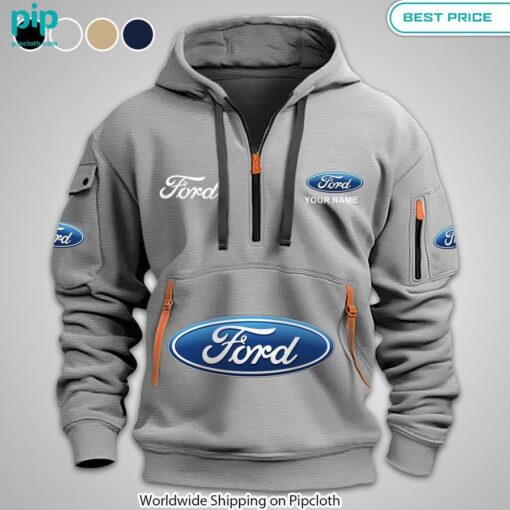 Ford Custom Name Half Zip Hoodie Cool look bro