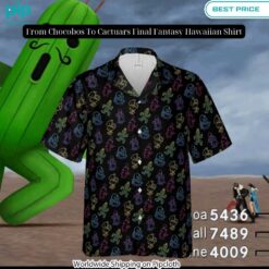 From Chocobos To Cactuars Final Fantasy Hawaiian Shirt Lovely smile