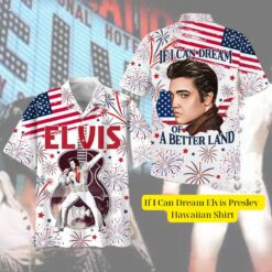 If I Can Dream Elvis Presley Hawaiian Shirt Rocking picture