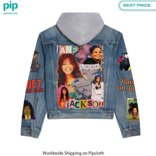 Janet Jackson Love Hooded Denim jacket Wow! This is gracious