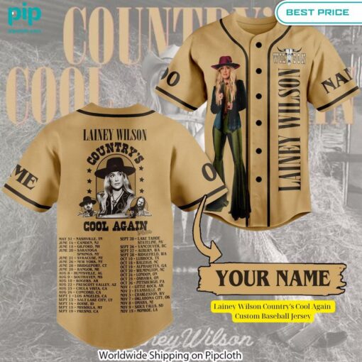 lainey wilson countrys cool again custom baseball jersey 1