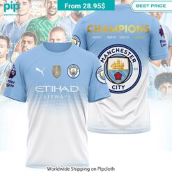 Manchester City Champions Shirt Selfie expert