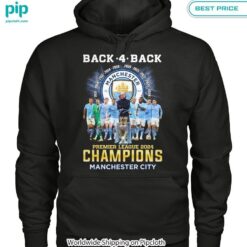 Manchester City Premier League Champions Back 4 Back Shirt Pic of the century