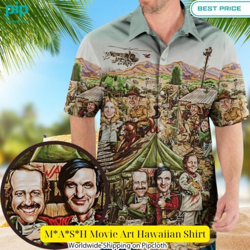 M*A*S*H Movie Art Hawaiian Shirt Nice photo dude