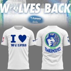 Minnesota Timberwolves I Love Wolves Shirt Cool DP