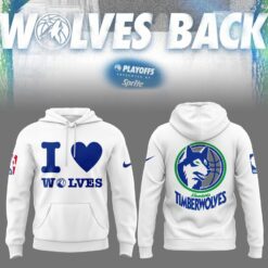 Minnesota Timberwolves I Love Wolves Shirt Cutting dash