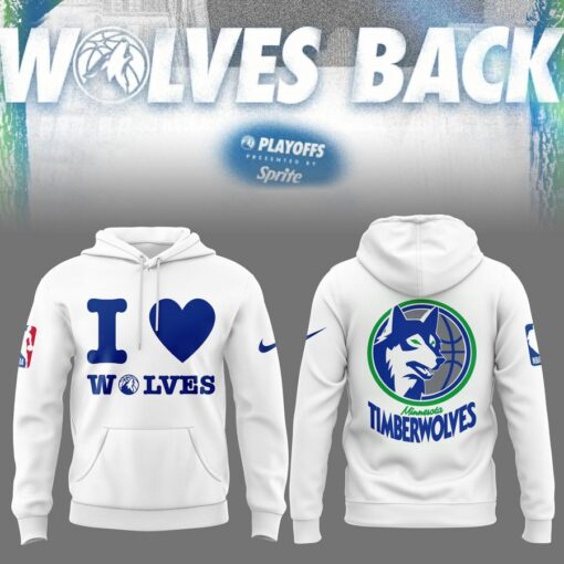 Minnesota Timberwolves I Love Wolves Shirt Cutting dash