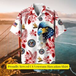 Proudly Served US Veterans Hawaiian Shirt Handsome as usual