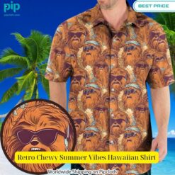 Retro Chewy Summer Vibes Hawaiian Shirt Sizzling