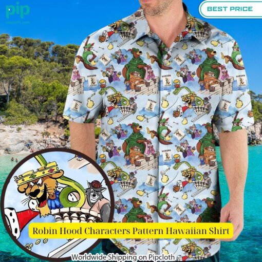 Robin Hood Characters Pattern Hawaiian Shirt My friends!