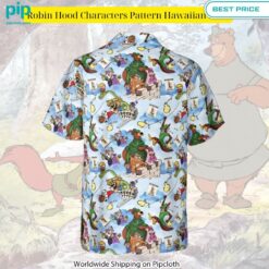 robin hood characters pattern hawaiian shirt 4