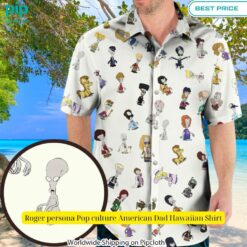roger persona pop culture american dad hawaiian shirt 1