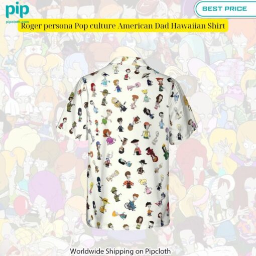 Roger persona Pop culture American Dad Hawaiian Shirt Royal Pic of yours