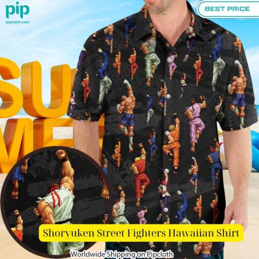 Shoryuken Street Fighters Hawaiian Shirt Such a scenic view ,looks great.