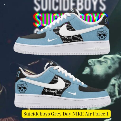 Suicideboys Grey Day NIKE Air Force 1 Hey! You look amazing dear