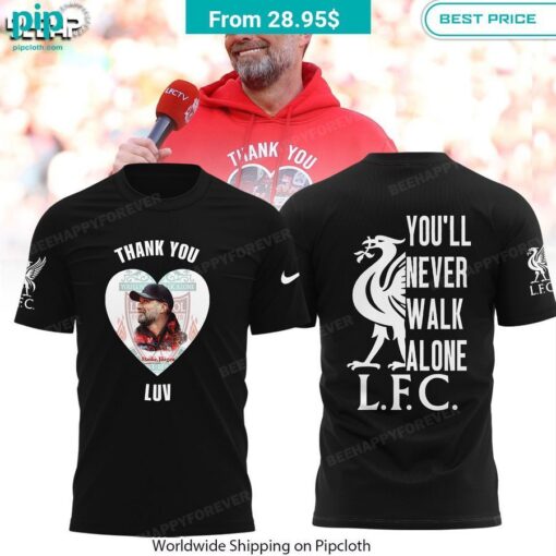 Thank you Coach Jurgen Klopp Liverpool Hoodie Unique and sober