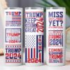Trump Keep America Great Again 2024 Skinny Tumbler