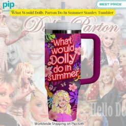 What Would Dolly Parton Do In Summer Stanley Tumbler Super sober