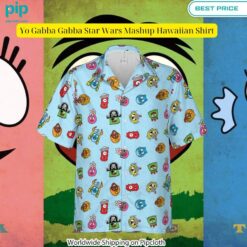 Yo Gabba Gabba Star Wars Mashup Hawaiian Shirt Handsome as usual