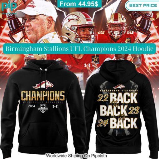 Birmingham Stallions UFL Champions 2024 Hoodie Loving, dare I say?