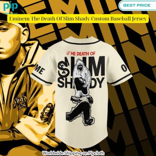 Eminem The Death Of Slim Shady Custom Baseball Jersey It is too funny