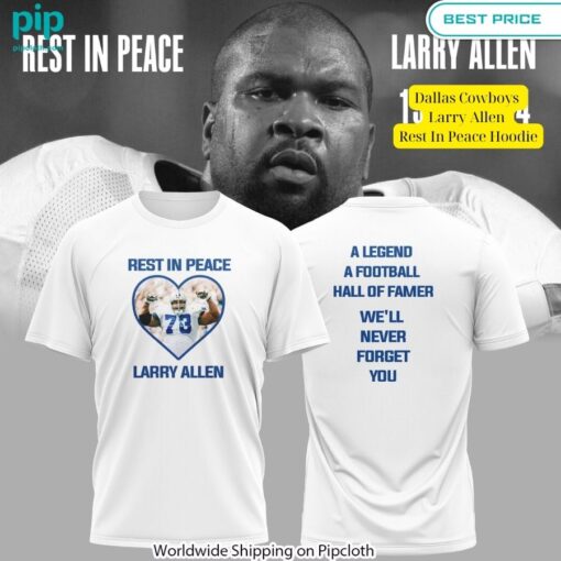 Dallas Cowboys Larry Allen Rest In Peace Hoodie (3)