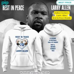 Dallas Cowboys Larry Allen Rest In Peace Hoodie (4)