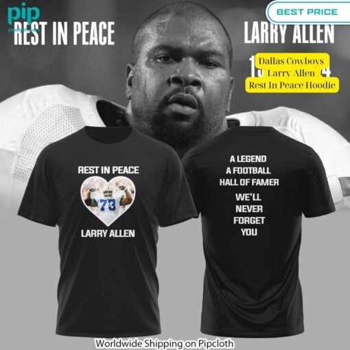 Dallas Cowboys Larry Allen Rest In Peace Hoodie (5)