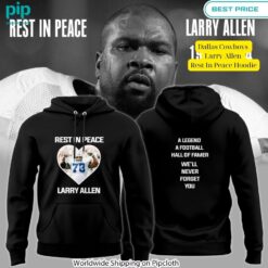 Dallas Cowboys Larry Allen Rest In Peace Hoodie (6)